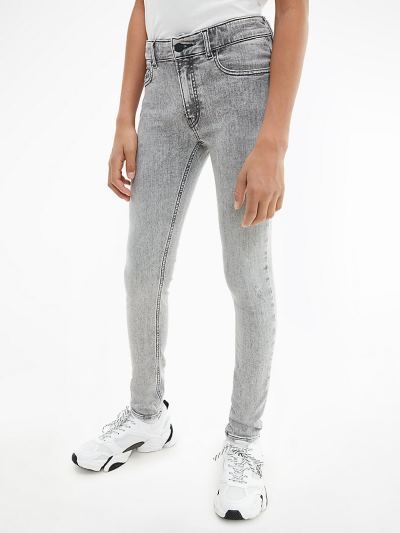 Calvin Klein Ruhák HU213214 | Calvin Klein Super Fiu Farmernadrág Világos Világoskék Szürke